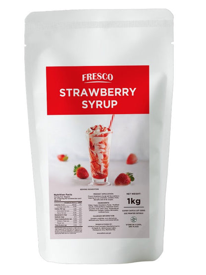 BUNDLE OF 2 - Fresco Maple, Chocolate, Caramel, Strawberry and Salted Caramel Syrup - 1kg