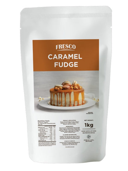 BUNDLE OF 2 - Fresco Chocolate, Caramel and Salted Caramel Fudge - 1kg
