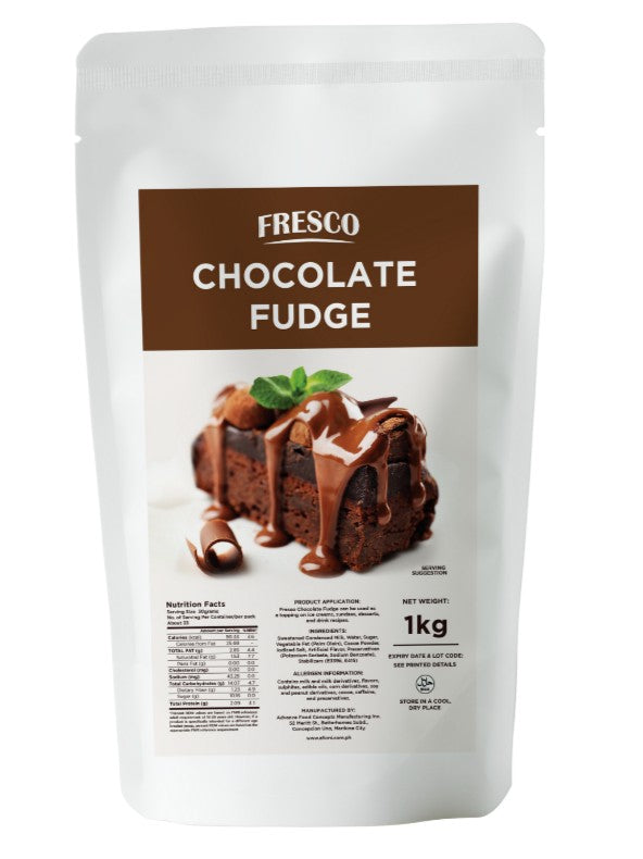 BUNDLE OF 2 - Fresco Chocolate, Caramel and Salted Caramel Fudge - 1kg