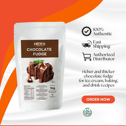 BUNDLE OF 2 - Fresco Chocolate, Caramel and Salted Caramel Fudge - 1kg