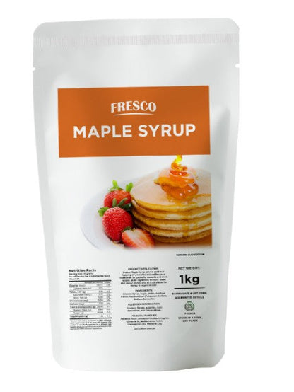 BUNDLE OF 2 - Fresco Maple, Chocolate, Caramel, Strawberry and Salted Caramel Syrup - 1kg