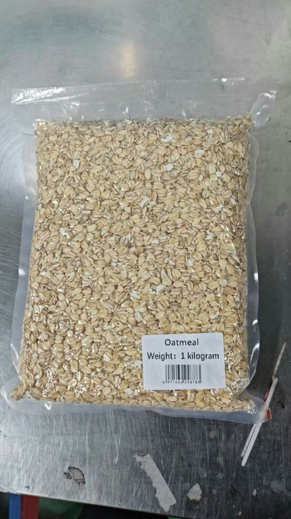 Old Fashion ROLLED OATS 1kg - sugar free healthy rolled oats - Exp. Date August 2027