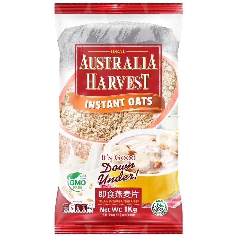 AUSTRALIA HARVEST Instant Oats 1kg