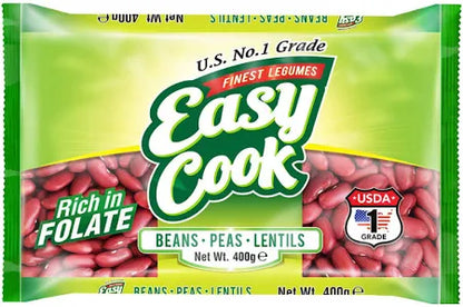EASYCOOK LIGHT RED KIDNEY BEANS 400G x 30 CREATE HEALTHY AND DELICOUS MEAL.