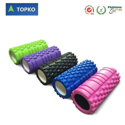 TOPKO Environment friendly EVA Hollow Foam Roller Lightweight ,Durable